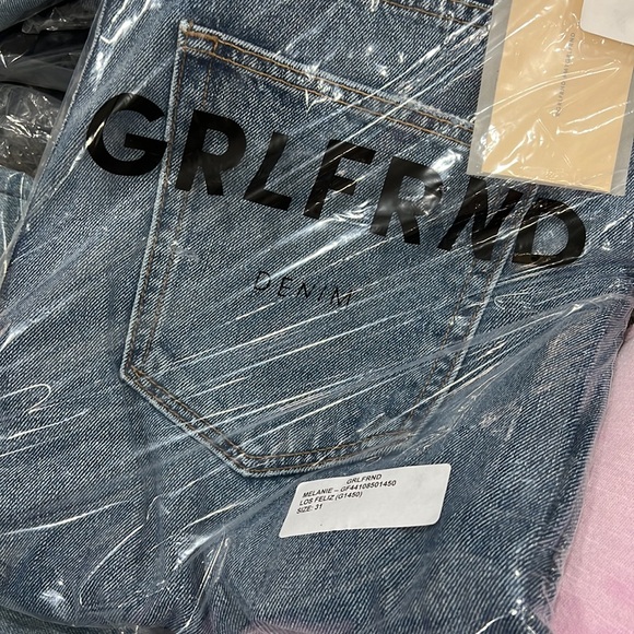 New GRLFRND Melanie High Rise Boot Cut 34” Jeans in Los Feliz, Size 31 - Picture 4 of 10